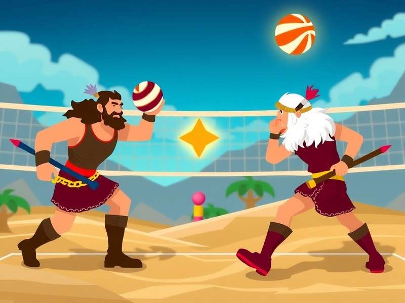 Volley Vikings Star tournament gameplay